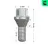 OPUWB100331 Колісний болт OPTIMAL підбір по vin на Brocar