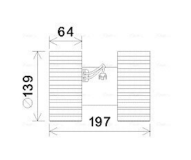 BW8480 Вентилятор обігрівача салону BMW 3 (E46) (98-05), X3 (E83) (04-) (BW8480) AVA AVA COOLING підбір по vin на Brocar