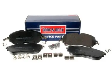 BBP2943 Гальмiвнi колодки дисковi BORG&BECK подбор по vin на Brocar