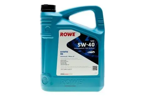 20001004099 Олива моторна HIGHTEC SYNTH RS SAE 5W-40 (4 L) ROWE підбір по vin на Brocar