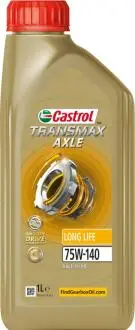 15F153 Олива трансміс. Castrol TRANSMAX AXLE LONG LIFE 75W-140 (Каністра 1л) CASTROL подбор по vin на Brocar