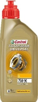 15F0AA Олива трансміс. Castrol TRANSMAX UNIVERSAL LL 75W-90 (Каністра 1л) CASTROL подбор по vin на Brocar