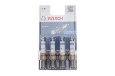 0242225960 СВІЧКА WR9DC (0.8),4ШТ. BOSCH подбор по vin на Brocar