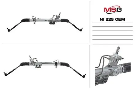 NI225OEM Рульова рейка з ГПК нова Nissan Pathfinder R51 04-14, Nissan Navara 05-15 KOYO подбор по vin на Brocar