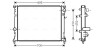 CR2097 Радиатор охлаждения двигателя Chrysler 300C (05-, 11-) MT/AT (CR2097) AVA AVA COOLING підбір по vin на Brocar