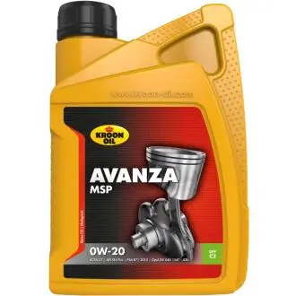 37349 Олива моторна Avanza MSP 0W-20 1л KROON OIL підбір по vin на Brocar