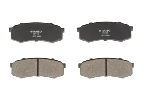 RP1182 Колодки гальмівні диск. зад. Land Cruiser 90-09 RAISO підбір по vin на Brocar