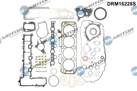 DRM16228S Комплект прокладок двигуна 59 елементiв DR.MOTOR подбор по vin на Brocar