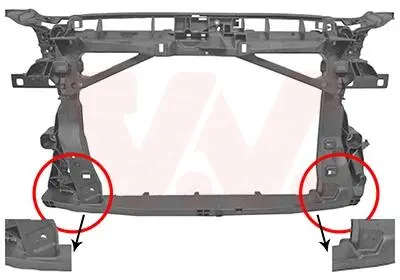 0336678 Панель передня AUDI A3 12 > 16 (вир-во Van Wezel) VAN WEZEL подбор по vin на Brocar