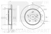 3145181 Диск гальмівний невентильований NK підбір по vin на Brocar