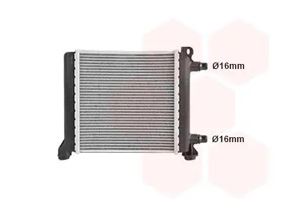 06012728 Радіатор охолодження BMW X1 F48/ 2 Serie 14+ 218i/220i/225 (Van Wezel) VAN WEZEL підбір по vin на Brocar