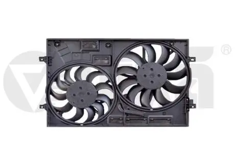 91210728501 Вентилятор радіатора в комплекті; 400W; 350MM; 400W;320MM VIKA підбір по vin на Brocar