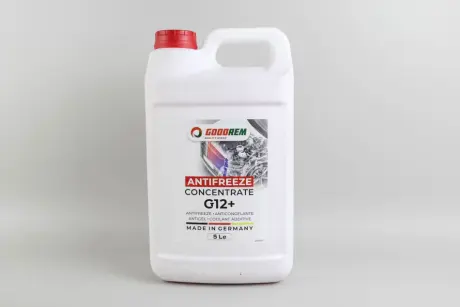 R80G12PLUS005 Антифриз G12+ RED (червоний) концентрат (5L) (GERMANY) GOODREM підбір по vin на Brocar