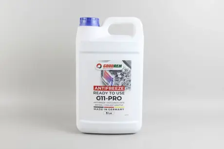 R38G11BLU005 Антифриз G11 BLUE (синій) -38°C готовий (5L) (GERMANY) GOODREM підбір по vin на Brocar