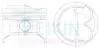 Поршни +0.25mm (к-кт на мотор) 4E-FE Toyota Corolla 46346025