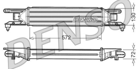 DIT09105 Интеркулер DENSO підбір по vin на Brocar