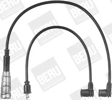 ZEF437 Комплект проводов зажигания BERU підбір по vin на Brocar