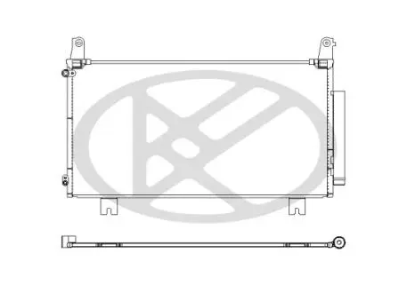 CD081099 Радиатор, охлаждения дивгателя KOYO подбор по vin на Brocar