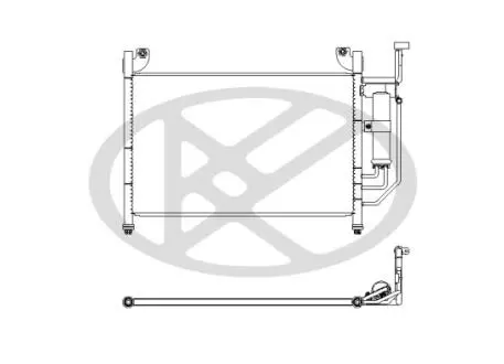 CD060423 Радиатор, охлаждения дивгателя KOYO підбір по vin на Brocar