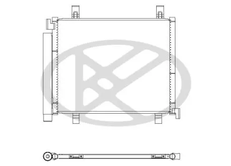 CD451029 Радиатор, охлаждения дивгателя KOYO підбір по vin на Brocar