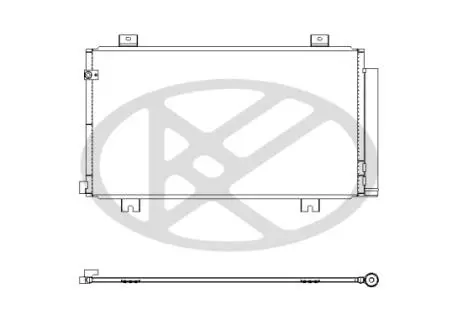 CD081151 Радиатор, охлаждения дивгателя KOYO подбор по vin на Brocar