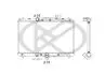 Радиатор, охлаждения дивгателя PL102048R