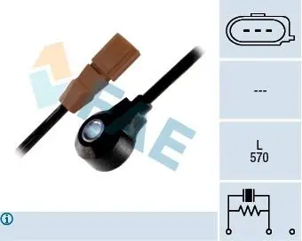 60167 Датчик детонации FAE підбір по vin на Brocar
