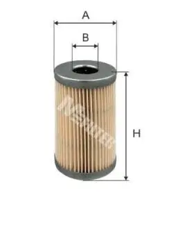 DE3104 ФИЛЬТР ТОПЛИВА KUBOTA; MASSEY FERGUSON M-FILTER підбір по vin на Brocar