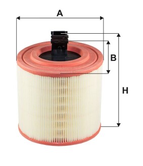 WA9812 ФІЛЬТР ПОВІТРЯ WIX FILTERS підбір по vin на Brocar