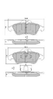 FBP1032 Колодки тормозные FREMAX подбор по vin на Brocar