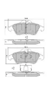FBP1032 Колодки тормозные FREMAX подбор по vin на Brocar