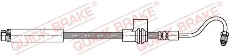 32808 Гальмівний шланг QUICK BRAKE подбор по vin на Brocar