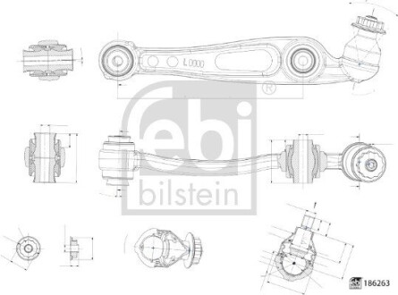 186263 Важіль підвіски FEBI BILSTEIN підбір по vin на Brocar