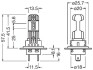 64210DWESY01B Автолампа LEDriving (H7/H18 16W 12V 6500К PX26D) OSRAM підбір по vin на Brocar