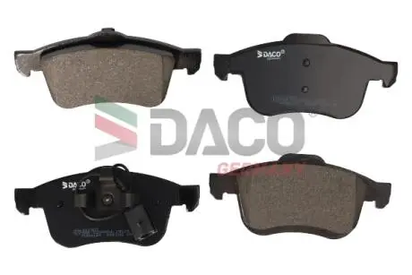321902 Колодки гальмівні дискові пер. DACO подбор по vin на Brocar