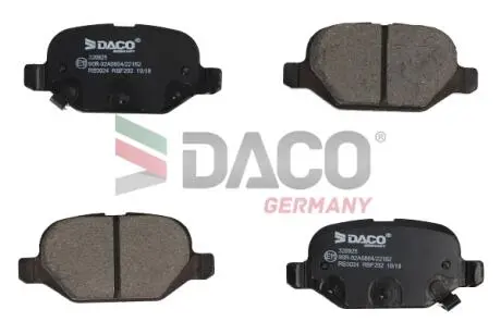 320925 Колодки гальмівні дискові зад. DACO подбор по vin на Brocar