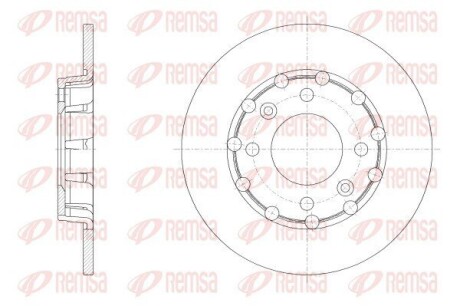 6253900 Диск гальмівний REMSA підбір по vin на Brocar