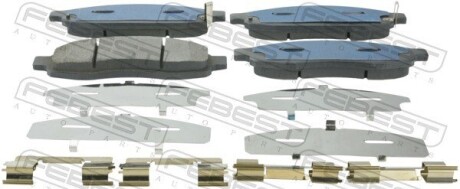 0201A60F КОЛОДКИ ГАЛЬМІВНІ ПЕРЕДНІ КОМПЛЕКТ (NISSAN ARMADA TA60/INFINITI QX56 (JA60) 2003-2015) FEBEST подбор по vin на Brocar