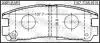 0401EAR КОЛОДКИ ТОРМОЗНЫЕ ЗАДНИЕ (MITSUBISHI GALANT E55A/E75A 1992-1996) FEBEST підбір по vin на Brocar
