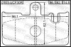 0101UCF30R КОЛОДКИ ТОРМОЗНЫЕ ЗАДНИЕ (LEXUS LS430/CELSIOR UCF30 2000-2006) FEBEST підбір по vin на Brocar