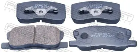 0401Z39AF КОЛОДКИ ТОРМОЗНЫЕ ПЕРЕДНИЕ (MITSUBISHI) FEBEST підбір по vin на Brocar
