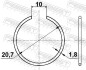 CC124X2PCS5 КІЛЬЦЕ СТОПОРНЕ (5 ШТ В УПАКОВЦІ) FEBEST підбір по vin на Brocar