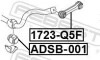 ADSB001 Втулка переднего стабилизатора FEBEST підбір по vin на Brocar