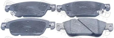 0201CV36F КОЛОДКИ ГАЛЬМІВНІ ПЕРЕДНІ FEBEST подбор по vin на Brocar