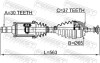 1914F10LH Привод передний левый FEBEST підбір по vin на Brocar