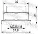 0598NHUB01 ГАЙКА 32X21 FEBEST підбір по vin на Brocar