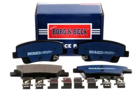 BBP2960 Гальмiвнi колодки дисковi BORG&BECK підбір по vin на Brocar