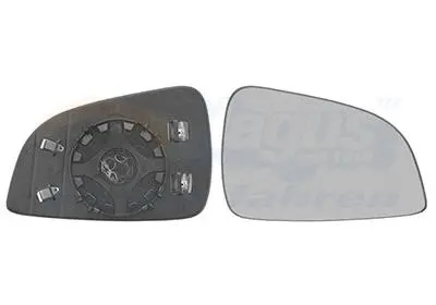 3748838 Дзеркальне скло праве OPEL ASTRA H 3/04&gt;10 (Hagus) VAN WEZEL підбір по vin на Brocar