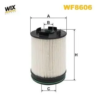 WF8606 ФІЛЬТР ПАЛИВА WIX FILTERS подбор по vin на Brocar