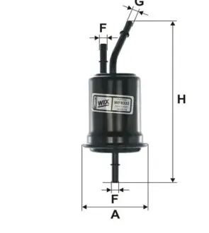 WF8332 ФІЛЬТР ПАЛИВА WIX FILTERS подбор по vin на Brocar